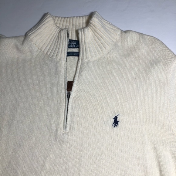 Ralph Lauren Polo men’s sweater off white color - Picture 4 of 6